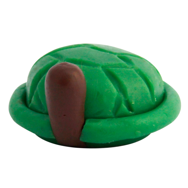 vihreä kilpikonnan muotoinen esine