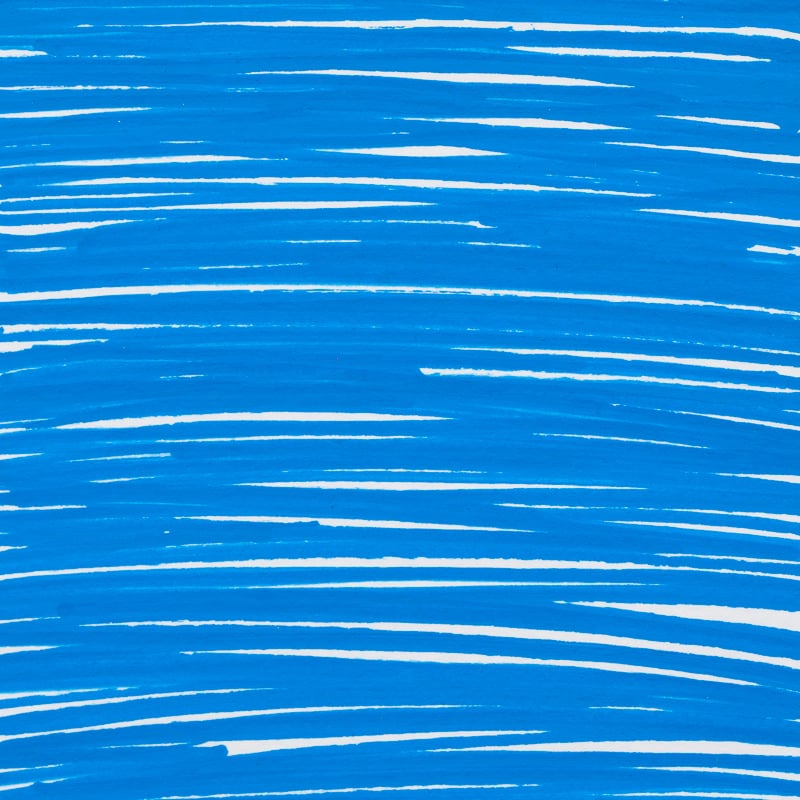 valkoiselle pinnalle piirretyt siniset viivat
