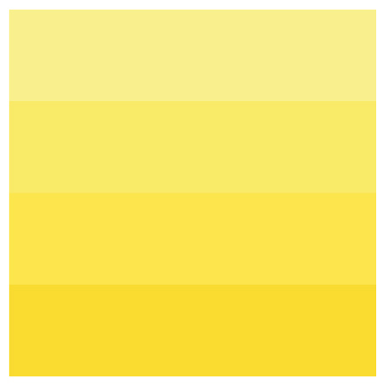 keltainen neliö, jossa on muutama raita