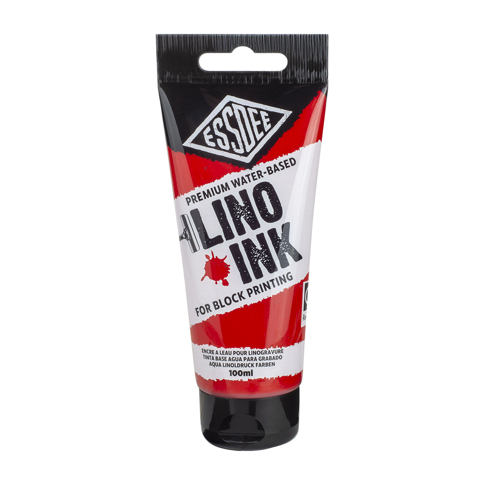 Essdee Premium linoväri 100 ml, Brilliant Red