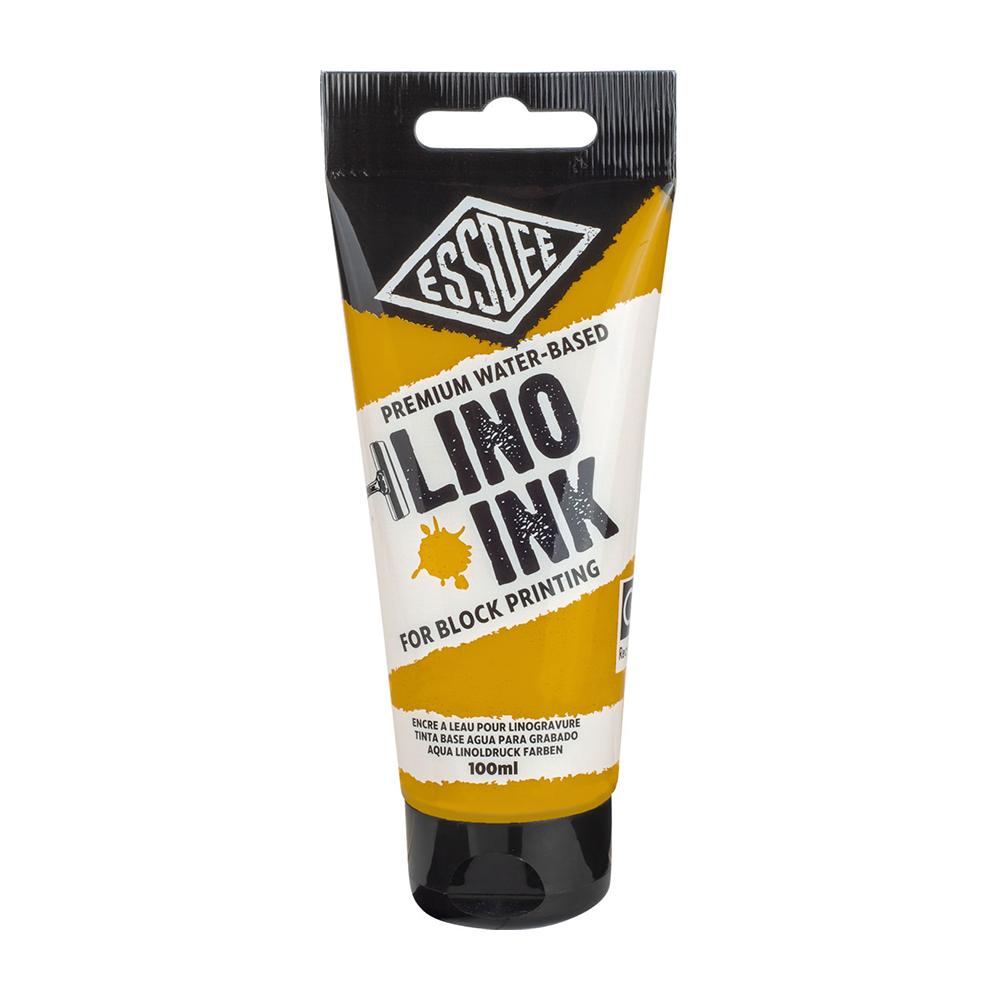 Essdee Premium linoväri 100 ml, Yellow Ochre
