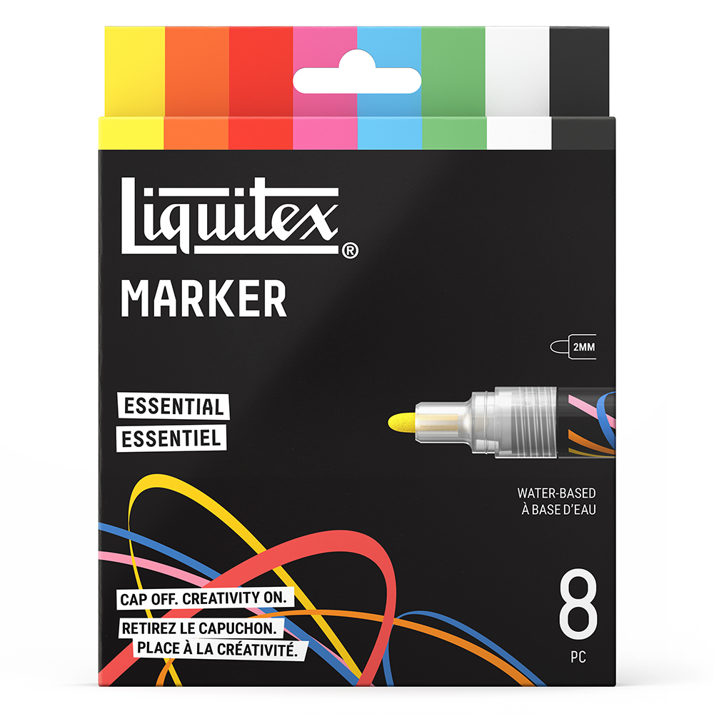 3699484_1000x100 Liquitex Akryylitussisetti 8 x 2 mm Essential