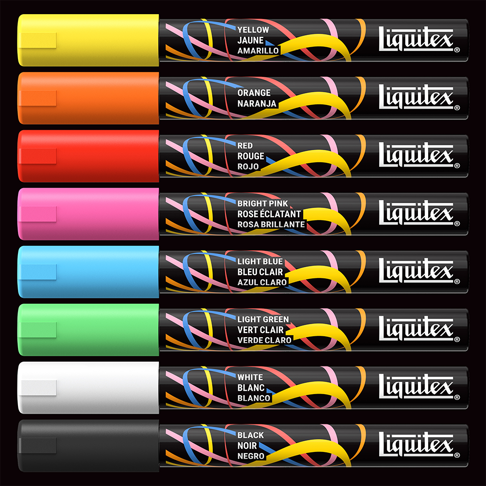 3699484_2_1000x100 Liquitex Essential akryylitussit 2 mm, 8 väriä